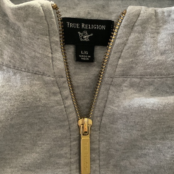 True Religion Zip Up Sweatshirt - Picture 5 of 5